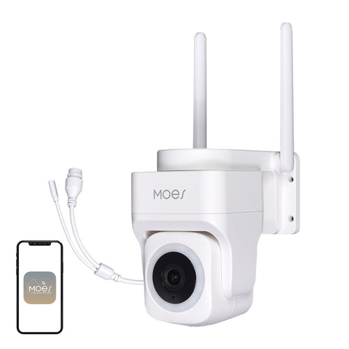 Moes WCM-B66 - Caméra de surveillance extérieure Wi-Fi 3MP - visuel 1