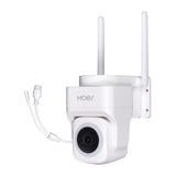 Moes WCM-B66 - Caméra de surveillance extérieure Wi-Fi 3MP : vue latérale caméra