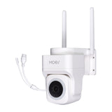 Moes WCM-B66 - Caméra de surveillance extérieure Wi-Fi 3MP : vue latérale caméra