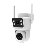 Moes WCM-Q29 - Caméra de surveillance extérieure double objectif Wi-Fi : application mobile contrôle
