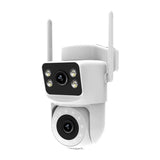 Moes WCM-Q29 - Caméra de surveillance extérieure double objectif Wi-Fi : application mobile contrôle