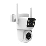 Moes WCM-Q29 - Caméra de surveillance extérieure double objectif Wi-Fi : boîtier étanche IP65
