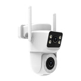 Moes WCM-Q29 - Caméra de surveillance extérieure double objectif Wi-Fi : boîtier étanche IP65
