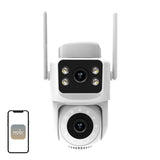 Moes WCM-Q29 - Caméra de surveillance extérieure double objectif Wi-Fi : IP extérieure moes wcm q29