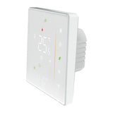 Moes WHT-006-GB-WH - thermostat connecté pour chauffage électrique : vue profil