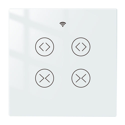 Moes WRS-EUC2-WH-MS - Interrupteur connecté double volet : panneau tactile double commande volets