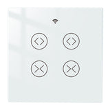 Moes WRS-EUC2-WH-MS - Interrupteur connecté double volet : panneau tactile double commande volets