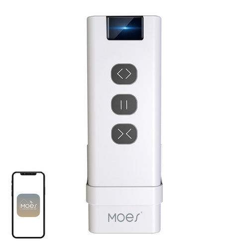 Moes YK2169 - Télécommande RF pour interrupteur de volet roulant : blanche