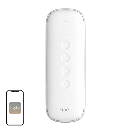 Moes ZR-SR-R01-WH - Bouton de scènes connecté ZigBee, blanc - visuel 1