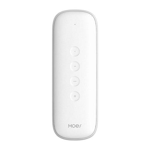 Moes ZR-SR-R01-WH - Bouton de scènes connecté ZigBee, blanc : interrupteur connecté zr SR r01 vue détail