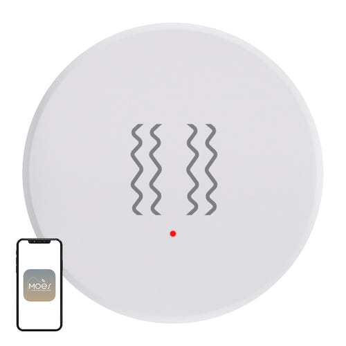 Moes ZSS-S02-VBR-C - Capteur de vibration ZigBee connecté - visuel 1