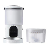 MOVA DuoCare - distributeur de croquettes et fontaine à eau pour chat et petit chien : set repas chat petit chien