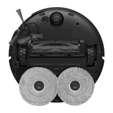 MOVA P70 Pro Ultra - Robot aspirateur laveur noir avec station autonome : lavage séchage serpillère