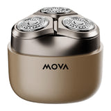 MOVA R3000 - Rasoir électrique rotatif 3 têtes, rasage à sec et avec mousse : capot miroir