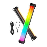 Neewer - Baguette LED magnétique SL30 30 cm (51 effets RGB, 210 g) : couleurs