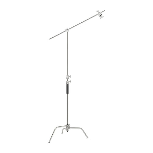 Neewer - Pied C-Stand SC320 en acier inoxydable 320 cm (bras déporté de 128 cm) : vue ensemble