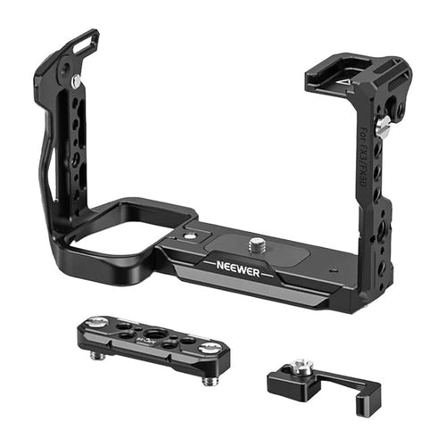 Neewer - Cage caméra CA011 pour Sony FX3 et FX30 (rail NATO + serre-câble HDMI) : vue ensemble