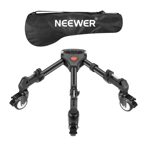 Neewer - Dolly SW-600 pour trépied et pied d'éclairage (taille L, roues avec freins) : sw600 vue ensemble
