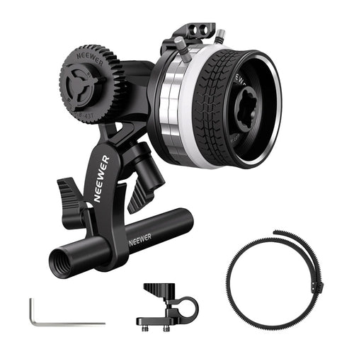 Neewer - Mini follow focus PG001 avec butées A/B : vue ensemble