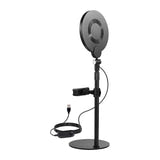 Neewer - Kit selfie LED R06 avec lampe ronde 18 cm (pied de bureau et support smartphone) : détail lampe