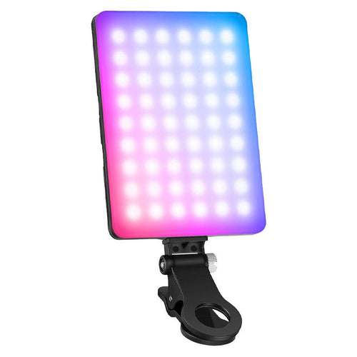 Neewer - Lumière selfie VL67C RGB 5 W (94 LED, 17 effets, Bluetooth) : vue ensemble
