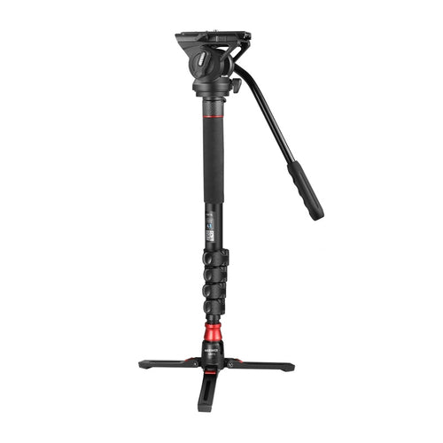 Neewer - Monopode vidéo GM76 avec tête fluide (179 cm, 3-en-1) : vue ensemble