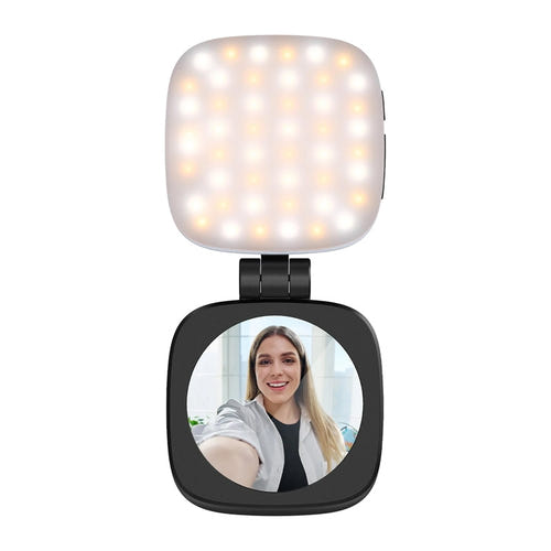 Neewer NL48B - Lampe LED selfie magnétique avec miroir et support - visuel 1