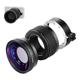 Neewer - Objectif grand angle et macro 2-en-1 pour Sony ZV-1 (noir) : 2en1 zv1 vue ensemble
