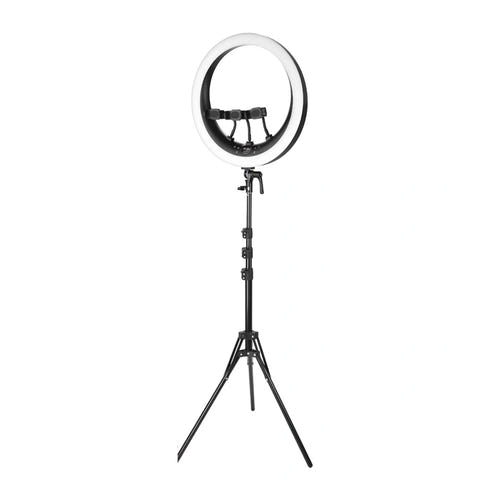 Neewer RP19H - ring light LED 19 pouces avec trépied et 3 supports smartphone - visuel 1