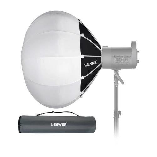 Neewer - Softbox lanterne NS90L 90 cm à montage rapide (jupe incluse, Bowens) : vue ensemble