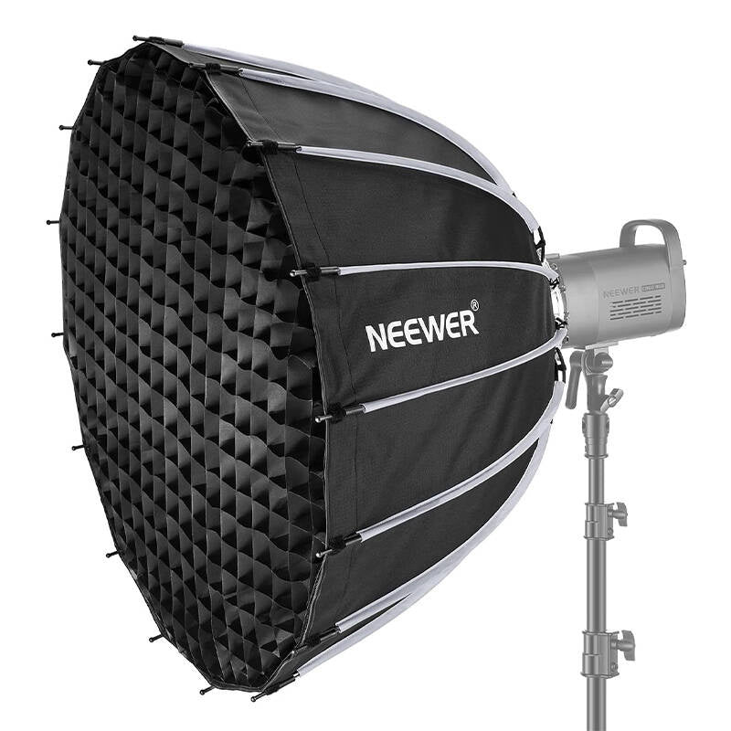 Neewer - Softbox parabolique 85 cm monture Bowens (grille et 2 diffuseurs) - visuel 1