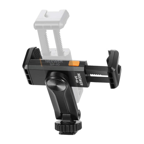 Neewer - Support smartphone SP-10 pour trépied (filetage 1/4 pouce, griffe froide) : sp10 vue ensemble