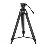 Neewer - Trépied vidéo professionnel TP74 avec tête fluide (86 à 187 cm)