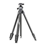 Neewer - Trépied de voyage LT07 en aluminium avec rotule ball (48,5 à 156,5 cm) : plié compact