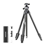 Neewer - Trépied de voyage LT07 en aluminium avec rotule ball (48,5 à 156,5 cm) : vue ensemble