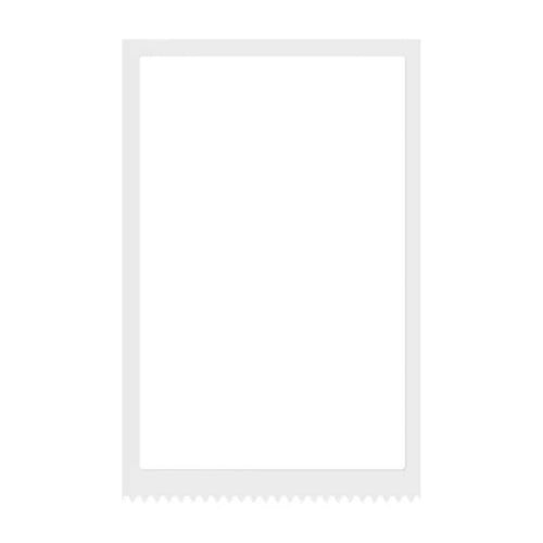 NIIMBOT - 100 étiquettes thermiques 50x70 mm blanches pour série M2 : rouleau