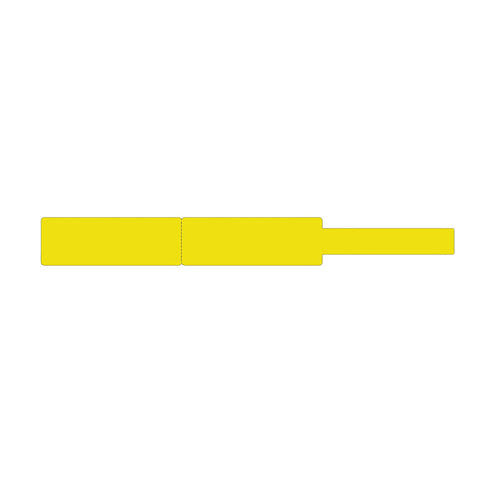 NIIMBOT - étiquettes thermiques jaunes pour câbles 12,5 x 109 mm, 65 pièces : marquage
