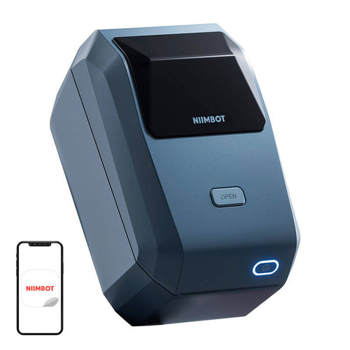 NIIMBOT K3 - Imprimante d'étiquettes thermique portable (bleue) (vue 1)