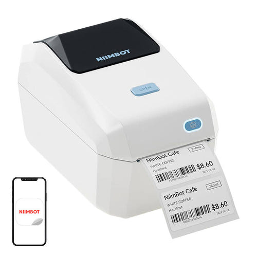 NIIMBOT K3 - Imprimante d'étiquettes thermique portable (crème)