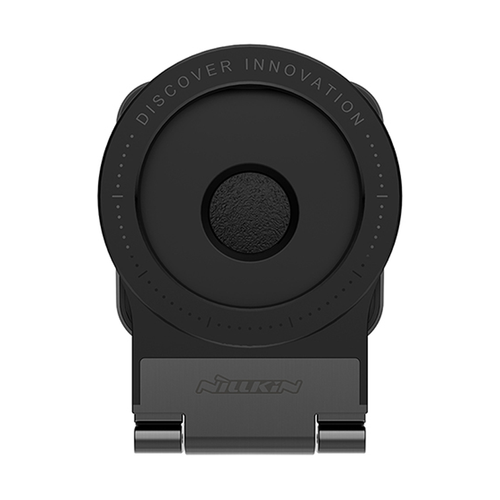 Nillkin SnapFlex - Anneau de maintien et support magnétique MagSafe (noir) : plié à plat