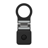 Nillkin SnapFlex - Anneau de maintien et support magnétique MagSafe (noir) : téléphone incliné sur bureau