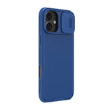 Nillkin CamShield Pro - Coque iPhone 16 Plus à cache objectif (bleue) : coulissant bleu