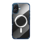 Nillkin Nature TPU Pro Magnetic - Coque transparente iPhone 16 Plus (bleue)