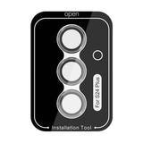 Nillkin - Verre trempé pour objectifs photo Samsung Galaxy S24+ (lot de 3) : anneau aluminium sur bloc photo