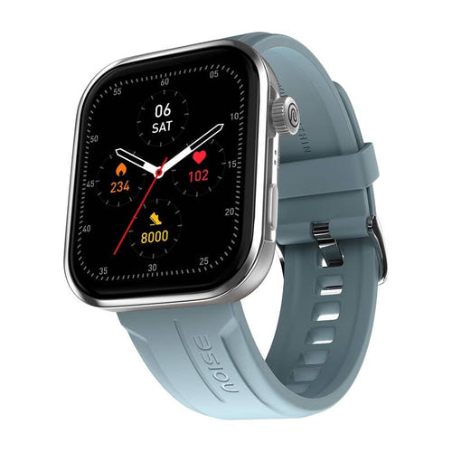 Noise Pro 5 Max - Montre connectée écran AMOLED 1,96 pouce, IP68, bleue