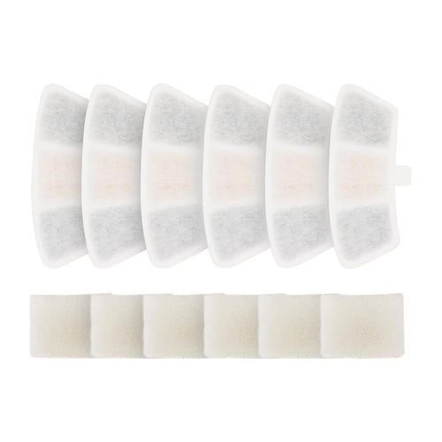 Oneisall PW04 - Lot de 6 filtres pour fontaine à eau : six filtres