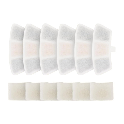 Oneisall PW04 - Lot de 6 filtres pour fontaine à eau - visuel 1