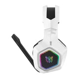 ONIKUMA B100 - Casque gaming sans fil 50 mm, Bluetooth 5.3, 2,4 GHz et filaire, blanc : récepteur 2,4 GHz et câbles