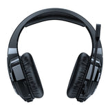 ONIKUMA B15 - Casque gaming sans fil Bluetooth 5.4 avec micro détachable et RGB (noir) : coussinets circum auraux