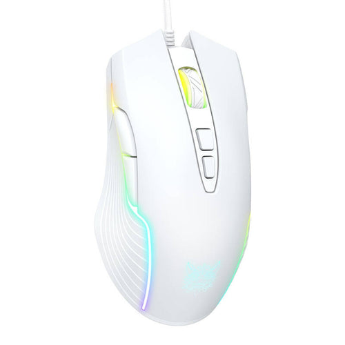 ONIKUMA CW905 - Souris gaming filaire 7 boutons RGB, blanc : blanche CW905 setup